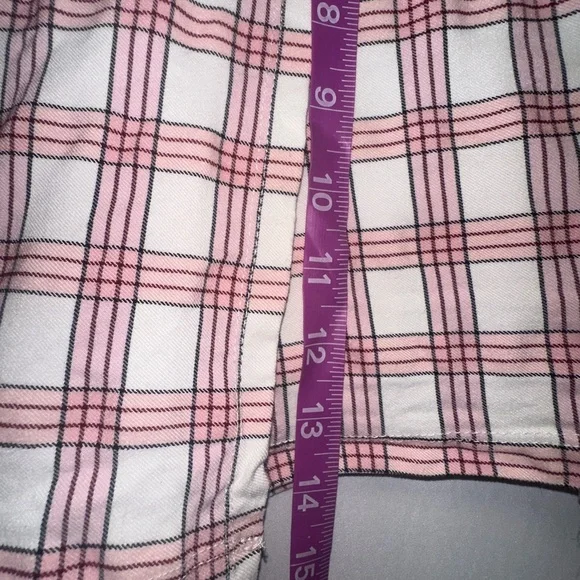 Rue21 Pink and White Checkered Top - Picture 5 of 6